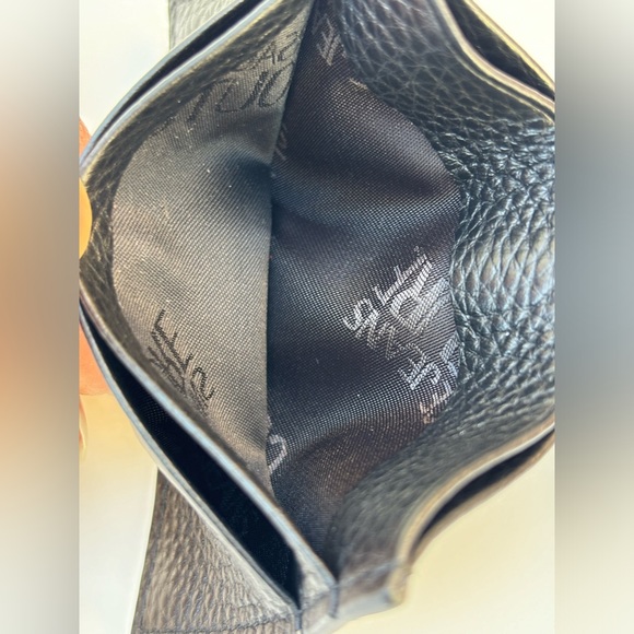 Versace Jeans Couture Logo Black Leather Card Holder - Picture 7 of 7